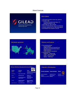 Gilead - UK-CAB
