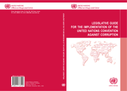 legislative guide for the implementation