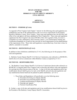 2015 Rules and Regulations Final Document