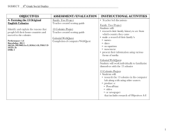 8th Gr. Social Studies - Jefferson City Public Schools