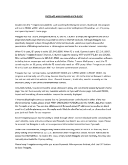 freegate and dynaweb user guide