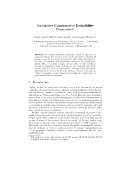 Associative-Commutative Deducibility Constraints