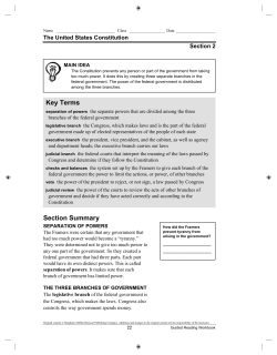 Three Branches Questions