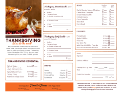 Thanksgiving - The Hungry Peach