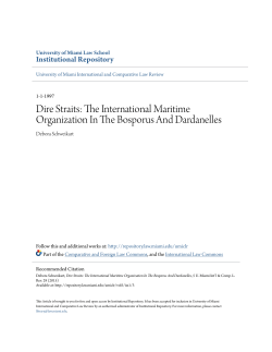 Dire Straits: The International Maritime Organization