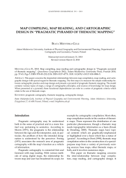 map compiling, map reading, and cartographic design in &ldquo;pragmatic