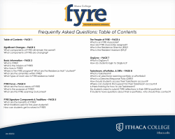 FYRE Frequently Asked Questions