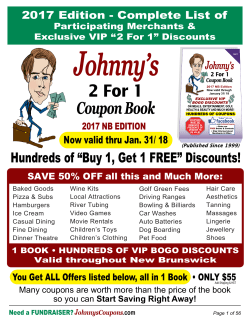 Hundreds of &ldquo;Buy 1, Get 1 FREE&rdquo; Discounts!