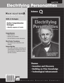 Electrifying Personalities TG