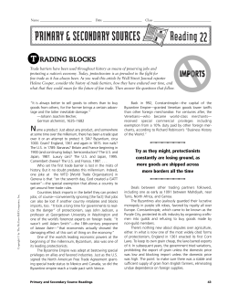 A. Trading Blocks Primary and Secondary Sources Workbook