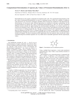 Computational Determination of Aqueous p K a Values of
