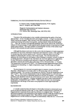 Torsional Waveguide Sensor for Molten Materials