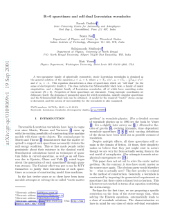 R= 0 spacetimes and self-dual Lorentzian wormholes