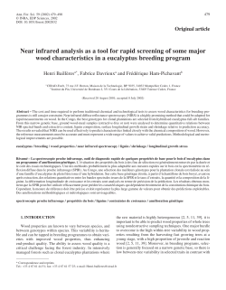 - Annals of Forest Science