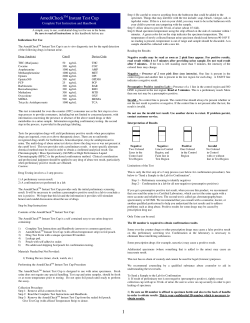 AmediCheckTM Instant Test Cup