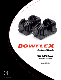 1090 DUMBBELLS Owner`s Manual