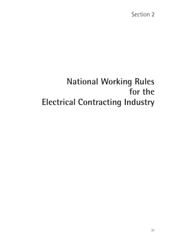 National Working Rules