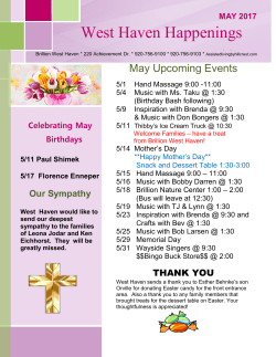 May Newsletter - Assisted Living by Hillcrest