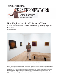 New Explorations in a Universe of Color