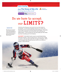 our LIMITS?