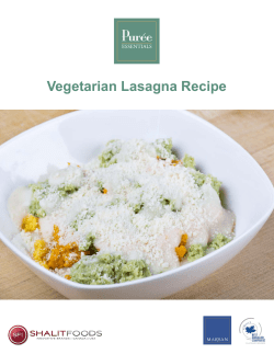 Vegetarian Lasagna