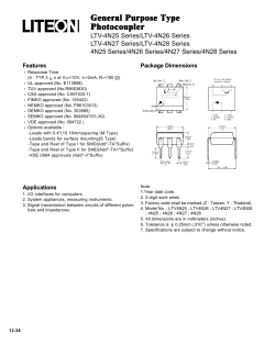 4N25S Datasheet - Mouser Electronics