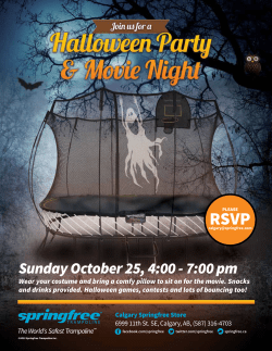 Sunday October 25, 4:00 - 7:00 pm