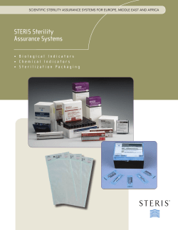 STERIS Sterility Assurance Systems