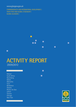 activity report - Glasgow City Council