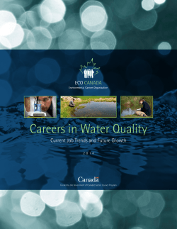 Careers in Water Quality