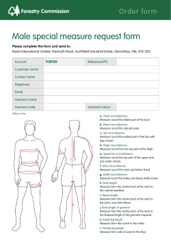 Male special measure request form