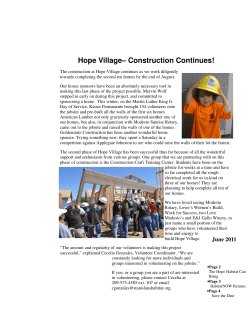 June 2011 - Habitat for Humanity, Stanislaus County