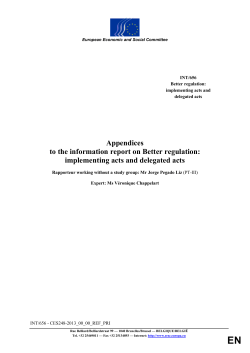 Legal and conceptual aspects - EESC European Economic and