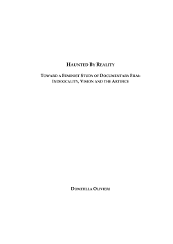 haunted by reality - Utrecht University Repository