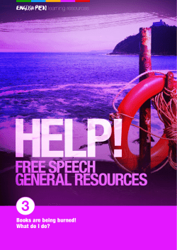 Books are being burned! What do I do? learning resources