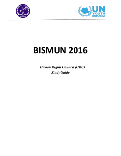 BISMUN 2016