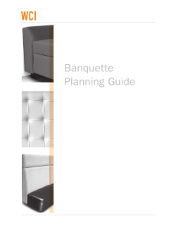 banquette specification guide