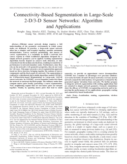 ConnectivityYBased Segmentation in LargeYScale 2YD/3YD