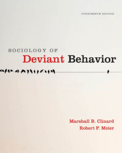 Sociology of Deviant Behavior, 14th ed.