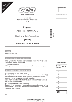 5517 GCE New Spec Physics QP A2 2 Summer