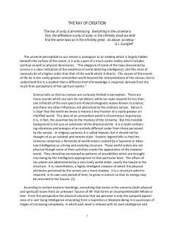 the ray of creation - Gurdjieff and the Fourth Way