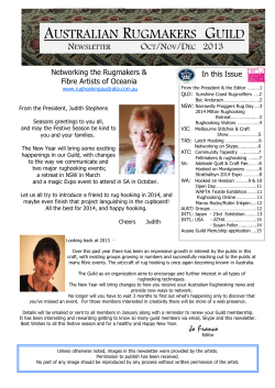 australian rugmakers guild