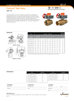 10.17 FireLock&reg; Ball valve