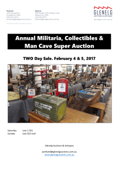 Annual Militaria Sale