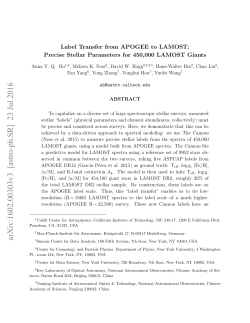 Label Transfer from APOGEE to LAMOST: Precise Stellar