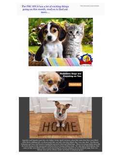 Our Newsletter for May 2016