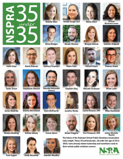 Check out the 35/35 Class of 2016!