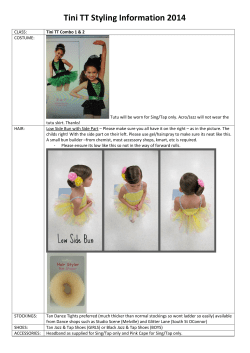 Tini TT Styling Information 2014