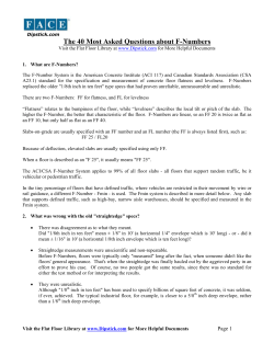 The 40 Most Asked Questions about F-Numbers