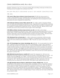 my CV - Craig Okerstrom-Lang